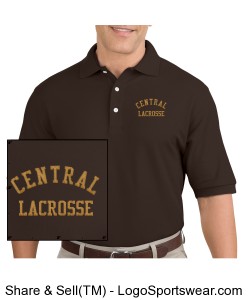 Central Lacrosse Embroidery Design Design Zoom